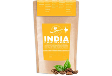 India Plantation A premium, Čerstvá káva Arabica 1000g, Středně mletá