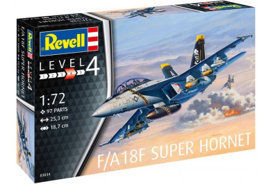 Revell ModelKit letadlo 03834 - F/A18F Super Hornet (1:72)
