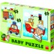 Dino dětské puzzle Dopravní prostředky  3 - 5 dílků