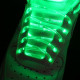 LED svítící tkaničky, Zelené