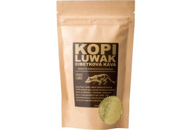 Kopi Luwak cibetková káva Arabika 50 g, Středně mletá