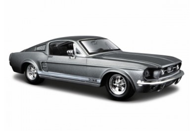 Maisto Ford Mustang GT (1967) Šedý 1:24