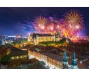 Castorland puzzle 500 dílků - Ohňostroj nad hradem Wawel