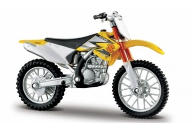 Maisto Motocykl, Suzuki RM-Z250, žlutá, 1:18