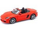 Bburago Porsche 718 Boxster, oranžové 1:24