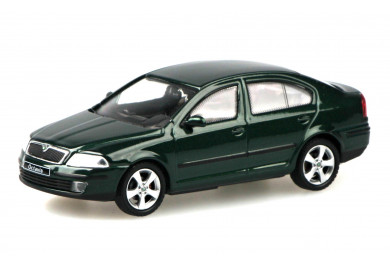 Abrex Škoda Octavia II (2004) Zelená Natur Metalíza 1:43