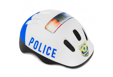 Spokey POLICE Dětská cyklistická přilba 44-48 cm