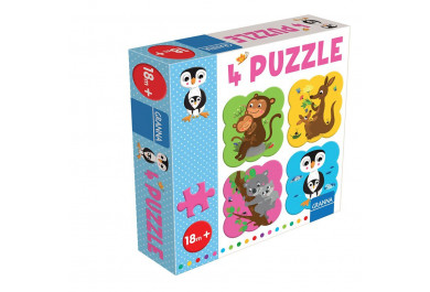 Granna Puzzle set 4v1 - Tučňák