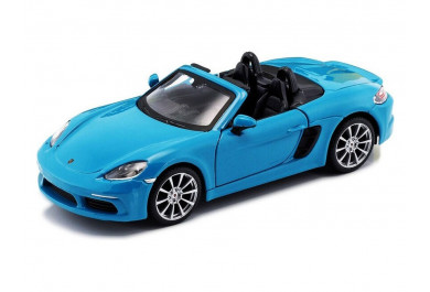 Bburago Porsche 718 Boxster Blue 1:24