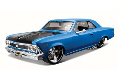 Maisto Chevrolet Chevelle SS 396 (1966) Modrý 1:24 