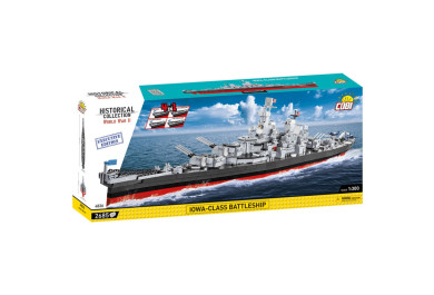 Cobi 4836 II WW IOWA-class battleship 4v1, 1:300, 2685 kostek, Executive Edition