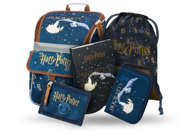 BAAGL SET 5 Zippy Harry Potter Bradavice: aktovka, penál, sáček, desky, peněženka