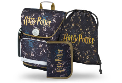 BAAGL SET 3 Ergo Harry Potter Pobertův plánek: aktovka, penál, sáček