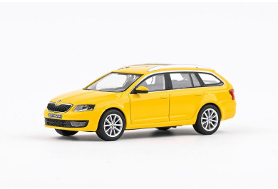 Abrex Škoda Octavia III Combi (2013) Žlutá Taxi 1:43