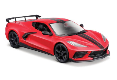 Maisto Chevrolet Corvette Stingray Coupe, (2020) Červená 1:24