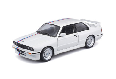 Bburago BMW 3 Series M3 1988 bílé 1:24