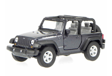 Welly Jeep Wrangler Rubicon convertible, Modrý 1:34-39