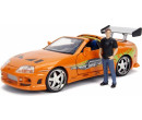 Rychle a zběsile auto 1995 Toyota Supra a figurka Brian O’Conner 1:24