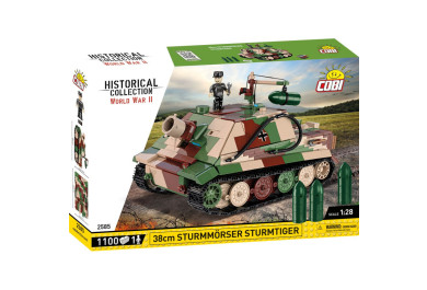 COBI 2585 II WW 38 cm Sturmmorser Sturmtiger, 1:28, 1100 kostek