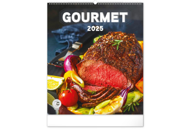 Nástěnný kalendář Gourmet 2025, 48 × 56 cm