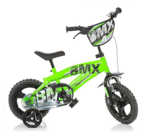 Dino Bikes 125XL Dětské kolo BMX 12", zelené