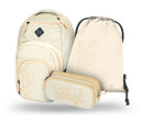 BAAGL 3 SET Coolmate Beige: batoh, penál, sáček