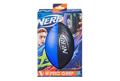 Míč Ragby Nerf Sports Pro Grip Football, čeno-modrý