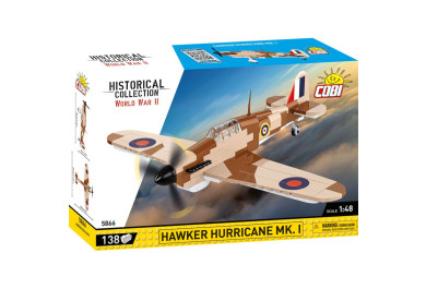 Cobi 5866 II WW Hawker Hurricane Mk. I, 1:48, 138 kostek