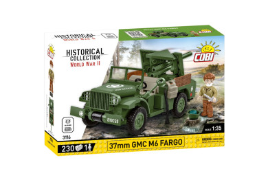 Cobi 3116 II WW 37 mm GMC M6 Fargo, 1:35, 230 kostek