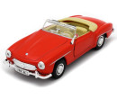 Welly Mercedes Benz 190 SL 55 convertible, červený, 1:34-39