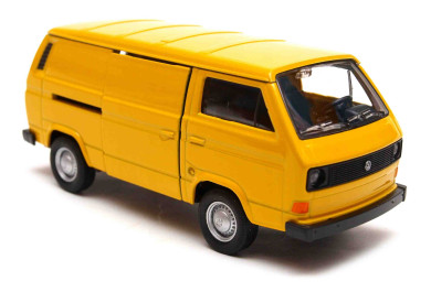 Welly Volkswagen T 3 Van žlutý 1:34-39