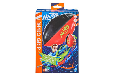 Míč Ragby Nerf Sports Pro Grip Football, černo-červený