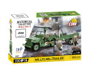 Cobi 2297 II WW Willys MB s přívěsem D-DAY, 1:35, 200 kostek