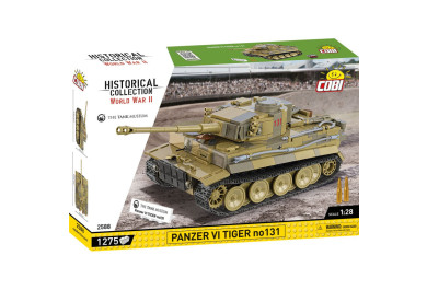 COBI 2588 II WW Panzer VI Tiger no 131, 1:28, 1275 kostek