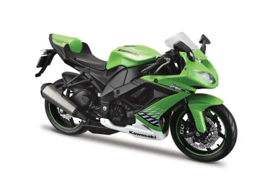 Maisto Motocykl se stojánkem, Kawasaki Ninja ZX-10R, 1:12