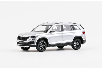 Abrex Škoda Kodiaq FL (2021) Stříbrná Brilliant Metalíza 1:43