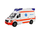 Ambulance na setrvačník se světlem a zvukem, 37x18x11cm