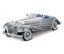 Maisto 1936 Mercedes Benz 500 K Typ Specialroadster, metal šedá, 1:18