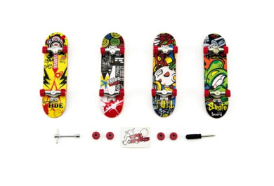 Prstový šroubovací skateboard, 10cm