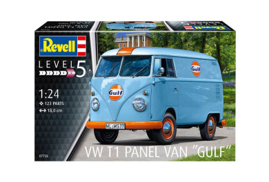 Revell ModelKit auto 07726, VW T1 panel van Gulf Decoration, 1:24