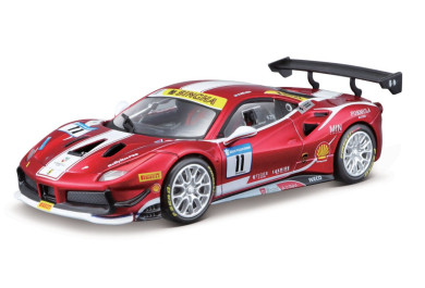 Bburago Ferrari Racing 488 Challenge 2017 Red 1:24