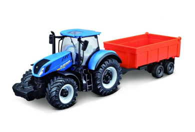 Bburago Farm traktor Messey Ferguson s vlečkou 1:50