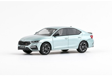 Abrex Škoda Octavia IV RS (2020) Zelená Arctic Metalíza 1:43