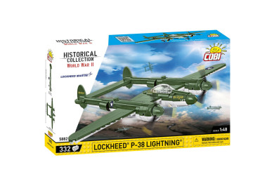 COBI 5882 II WW Lockheed P-38 Lightning, 1:48, 332 kostek