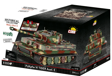 Německý tank PzKpfw VI TIGER Ausf. E COBI 2807 - Executive Edition WWII 1:12