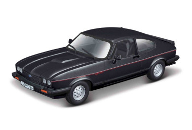 Bburago Plus Ford Capri 1982 llight black 1:24