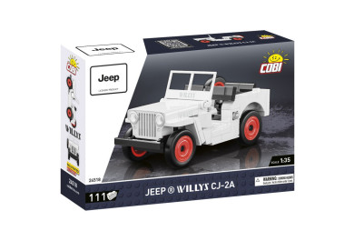 Cobi 24518 Jeep Willys CJ-2A, 1:35, 111 kostek