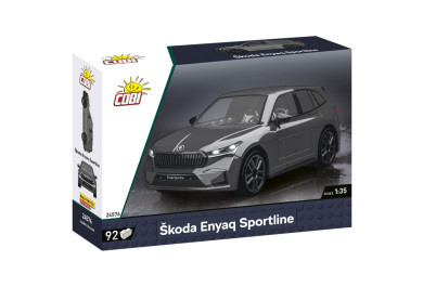 Cobi 24576 Škoda Enyaq Sportline, 1:35, 92 kostek