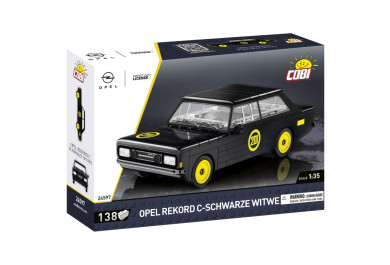 Cobi 24597 Opel Rekord C Schwartze Witwe, 1:35, 138 kostek