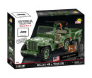 Cobi 2804 Willys MB s přívěsem 1:12, 1580 kostek, EXECUTIVE EDITION